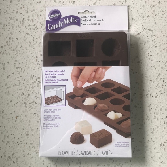 Wilton Other - ⭐️Wilton Box of Chocolates Silicone Candy Mold
